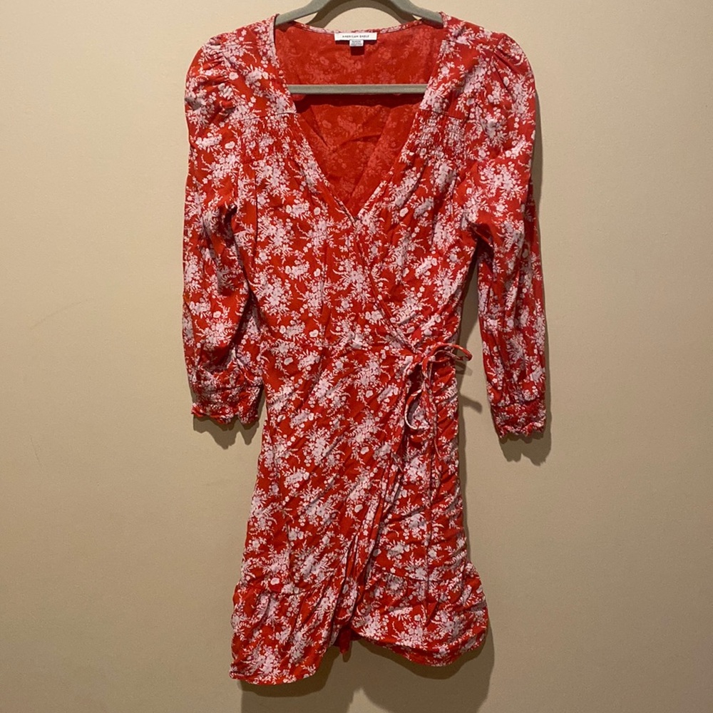 American eagle wrap dress